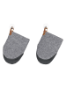 Wenko 2-delige set: ovenwanten "Ada" grijs - (L)19 x (B)14 cm
