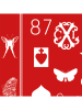 CXL by Christian Lacroix 2-delige set: theedoeken rood/wit