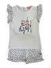 Naf Naf 2-delige outfit wit/zwart