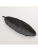 Boltze 3-delige set: schalen "Oakle" zwart - (L)36 cm