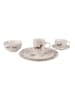 Clayre & Eef Dessertbord crème - Ø 20 cm