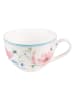 Clayre & Eef Kaffeetasse in Creme/ Rosa - 230 ml
