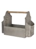 Clayre & Eef Deko-Werkzeugkasten in Grau - (B)50 x (H)35 x (T)23 cm