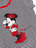 admas Pyjama zwart/wit/rood