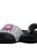 Benetton Slippers zwart/wit/roze