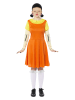 amscan 3-delig kostuum "Squid Game Pop Deluxe" oranje