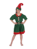 CHAKS 2-częściowy kostium "Elf" w kolorze zielono-czerwonym
