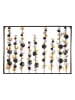 Ethnical Life Wanddecoratie zwart/goudkleurig/zilverkleurig - (B)100 x (H)70 cm