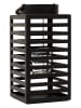 Ethnical Life Laterne ''Forest'' in Schwarz - (B)12 x (H)24,5 x (T)12 cm