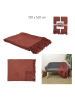 Ethnical Life Sprei taupe - (L)160 x (B)130 cm