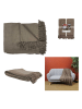 Ethnical Life Überwurf in Taupe - (L)160 x (B)130 cm