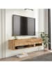 Scandinavia Concept TV-Regal in Eiche - (B)140 x (H)29 x (T)31,5 cm