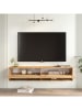Scandinavia Concept TV-meubel eikenkleurig - (B)140 x (H)29 x (D)31,5 cm