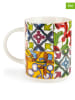 Trendy Kitchen by EXCÉLSA 4er-Set: Tassen "Lisbona" in Bunt - 300 ml