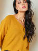 Plume Sweter "Jamina" w kolorze żółtym