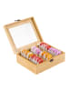 Chefware Teebox in Bambus - (B)21 x (H)7,5 x (T)17 cm
