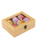 Chefware Teebox in Bambus - (B)21 x (H)7,5 x (T)17 cm