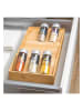 Chefware Organizer w kolorze brązowym do przypraw - 38 x 5 x 20 cm