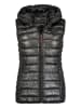Geographical Norway Steppweste "Annecy" in Schwarz