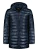 Geographical Norway Doorgestikte jas "Calender" donkerblauw