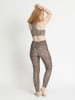 Rethinkit Legginsy sportowe "Beth" w kolorze szarobrązowym