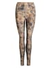 Rethinkit Trainingsleggings "Beth" in Hellbraun/ Beige