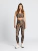 Rethinkit Trainingsleggings "Beth" in Hellbraun/ Beige