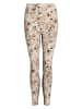 Rethinkit Trainingsleggings "Beths" in Beige/ Bunt