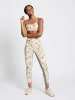 Rethinkit Trainingsleggings "Beths" in Beige/ Bunt