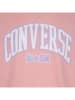 Converse 2tlg. Set: Shirt und Haargummi in Rosa/ Flieder