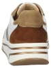 Ara Shoes Leder-Sneakers Hellbraun/ Weiß