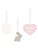 URSUS Bastelset "Shabby" in Rosa/ Beige
