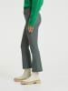 OPUS Spodnie "Emeda" w kolorze zielonym