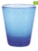 Villa d´Este 6er-Set: Gläser "Cancun" in Blau - 330 ml
