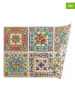 Villa d´Este 6er-Set: Tischsets "Costiera" in Bunt - (L)45 x (B)30 cm