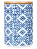 Villa d´Este Vorratsdose "Italian beauty" in Blau/ Weiß - (H)16 x Ø 10 cm