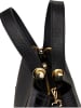 ORE10 Leder-Henkeltasche "Lusan" in Schwarz - (B)29 x (H)25 x (T)13 cm