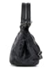 ORE10 Skórzana torebka "Lac" w kolorze czarnym - 30 x 21 x 16 cm