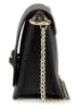 ORE10 Leren schoudertas "Limas" zwart - (B)20 x (H)15 x (D)8 cm