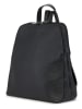 ORE10 Skórzany plecak "Olow" w kolorze czarnym - 30 x 33 x 16 cm