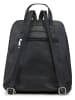 ORE10 Leder-Rucksack "Olow" in Schwarz - (B)30 x (H)33 x (T)16 cm