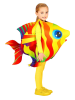 Carnival Party Kostuum "Tropische vis" geel/rood
