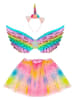 Carnival Party 3-częściowy kostium ze wzorem