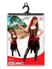 Carnival Party 3-delig kostuum "Piraat" bruin/rood/zwart