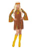 Carnival Party 3-delig kostuum "Hippie" lichtbruin/meerkleurig