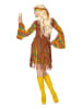 Carnival Party 3-częściowy kostium "Hippie" w kolorze jasnobrązowym ze wzorem