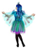 Carnival Party 2-delig kostuum "Pauw" blauw/turquoise