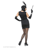 Carnival Party 2-delig kostuum "Charleston" zwart