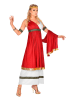 Carnival Party 3-częściowy kostium "Roman Empress" w kolorze czerwono-białym