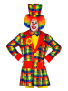 Carnival Party Kostuumtop "Clown" meerkleurig